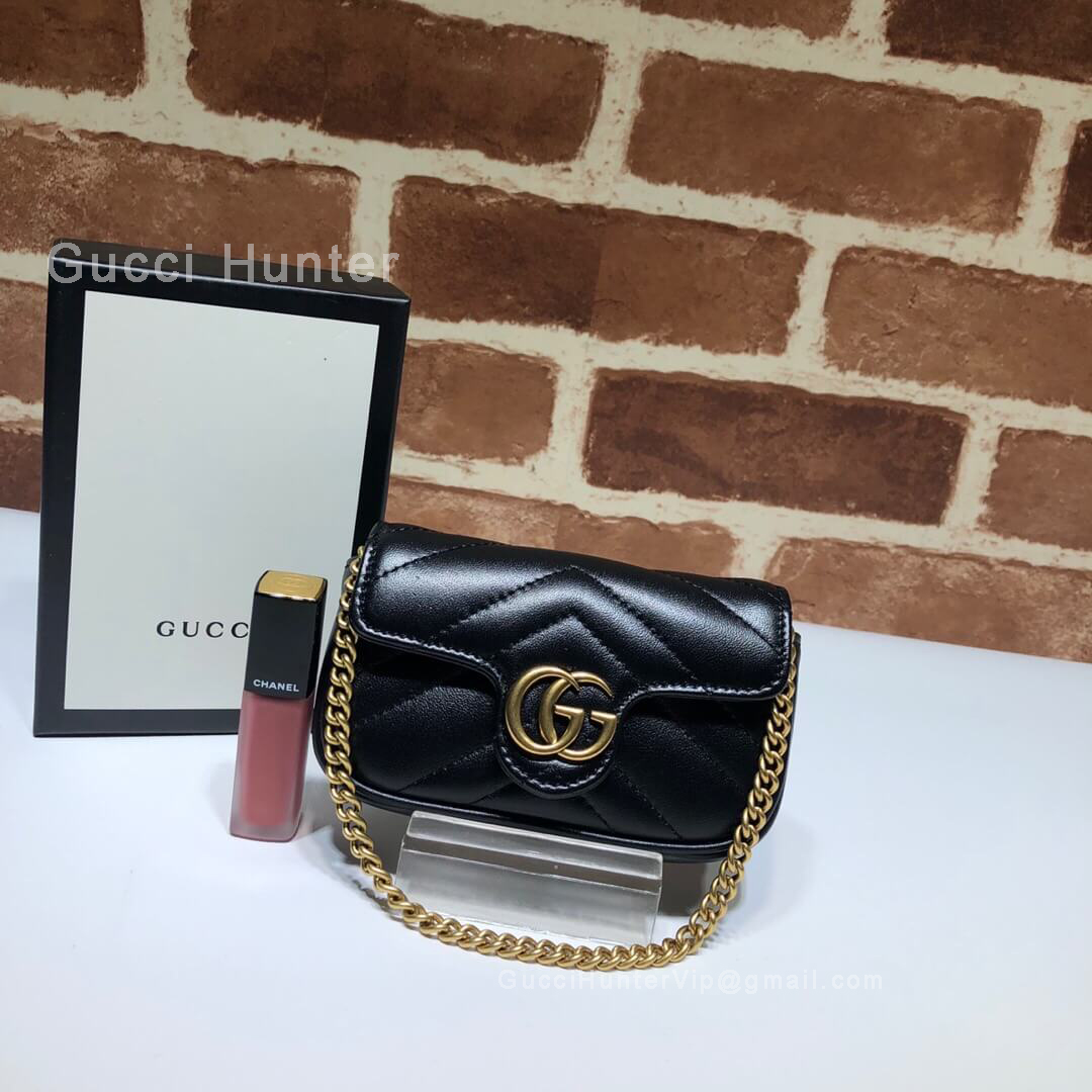 Gucci GG Marmont Micro Shoulder Bag Black 571561